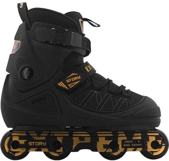 Foto: Move fast verstelbare inlineskates maat 38 41 zwart