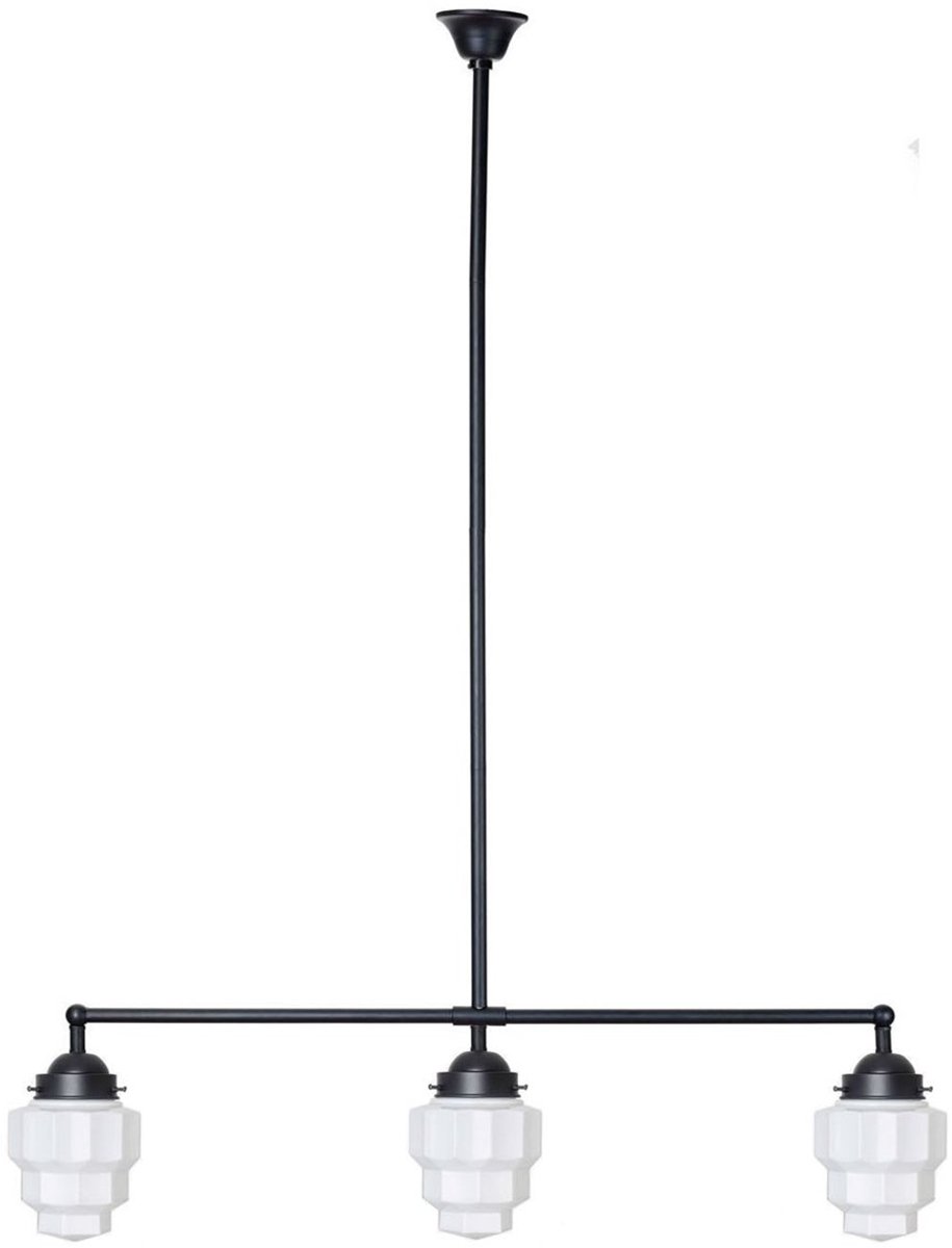 Coloured by Art Moonlight T-lamp 3 lichts Empire - Art Deco Trade Zwart