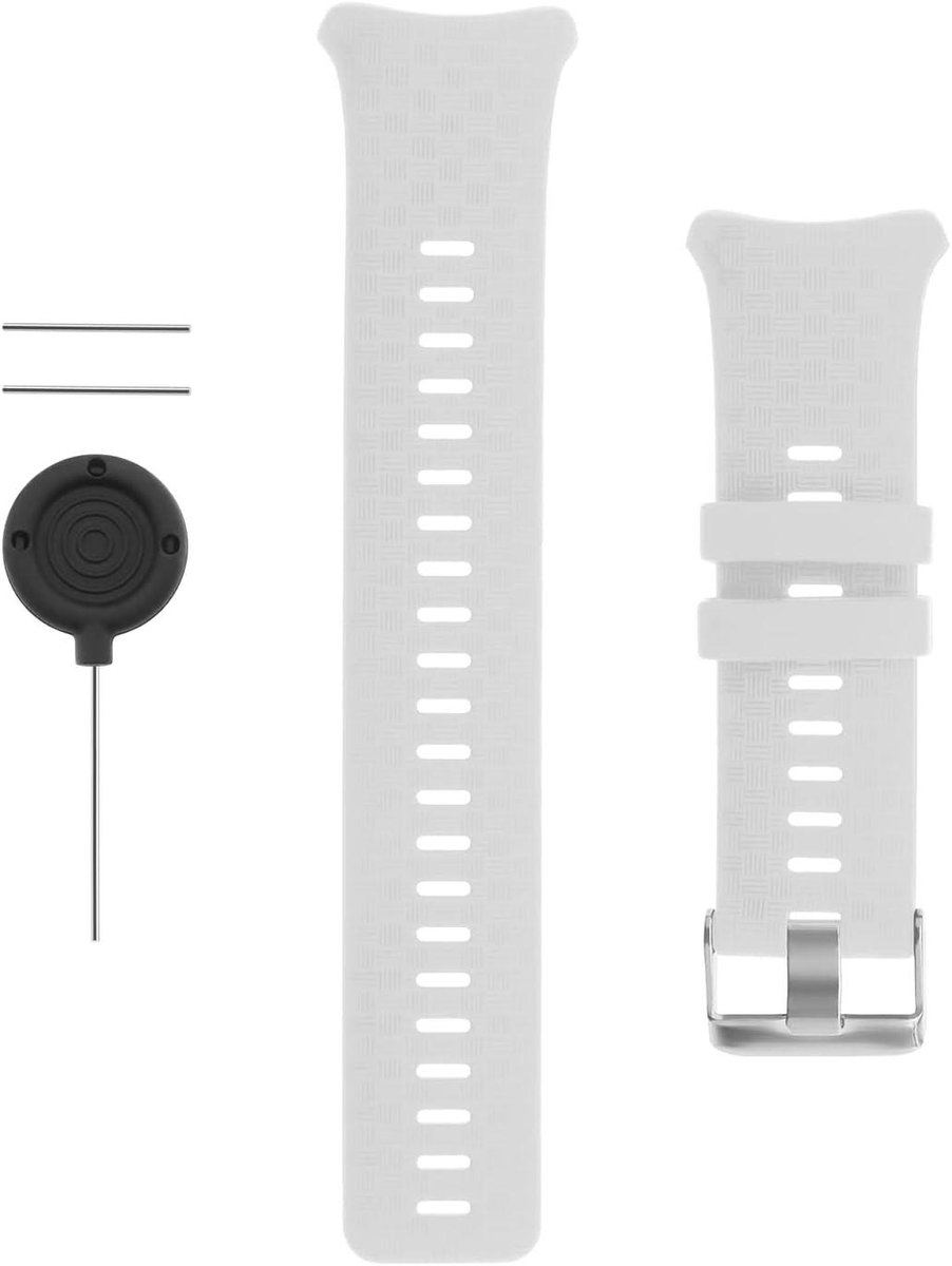 Allecto Plus - Horlogeband Vervanging voor Smartwatch - Waterdichte Siliconen Polsband - Verstelbaar - Geschikt voor Polsen van 170 tot 250 mm - Comfortabel en Duurzaam