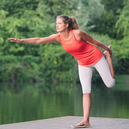 Inovra Plus - Planche d'équilibre en bois pour un renforcement efficace des pieds et