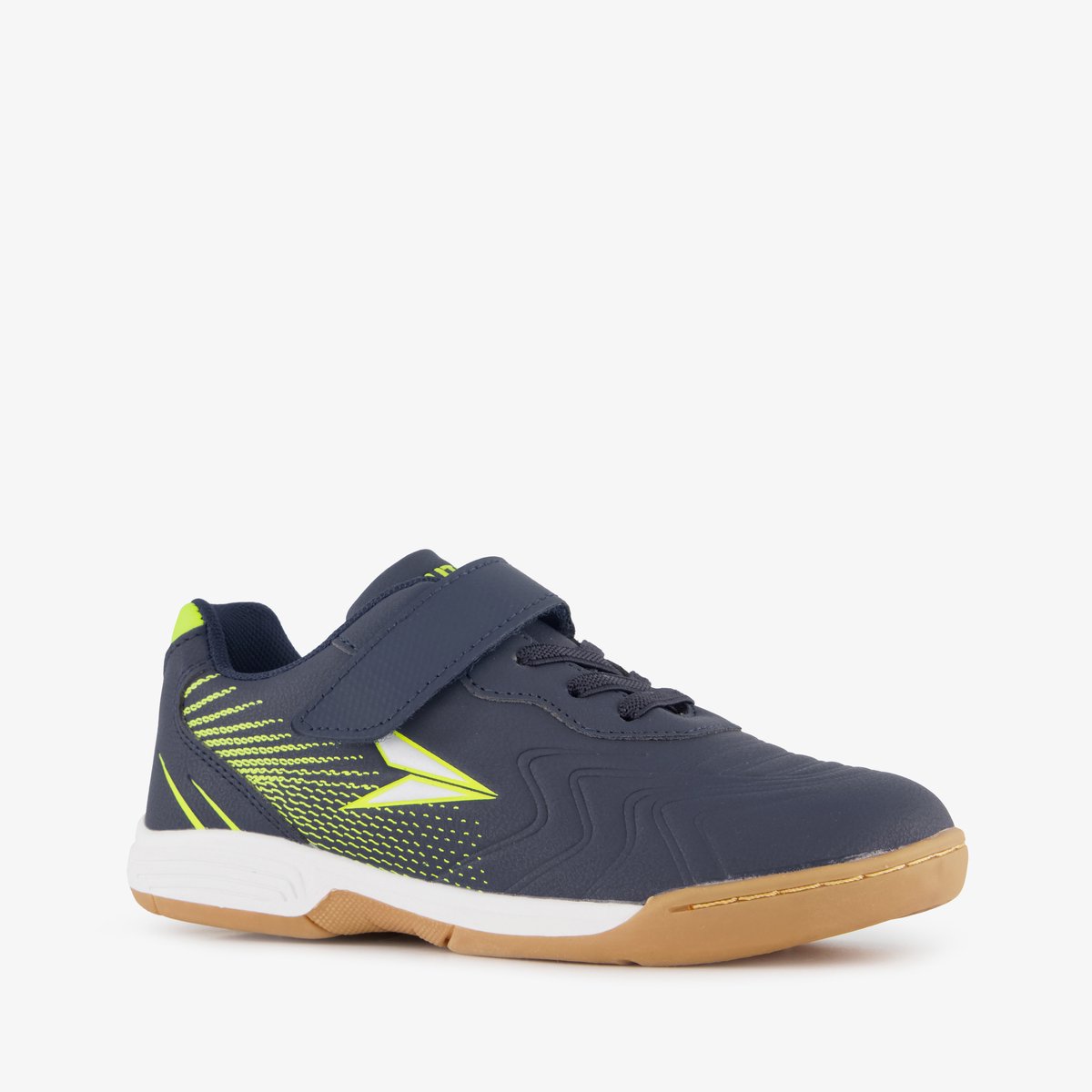 Dutchy Attack 2 kinder zaalschoenen blauw geel Gymschoenen Uitneembare zool