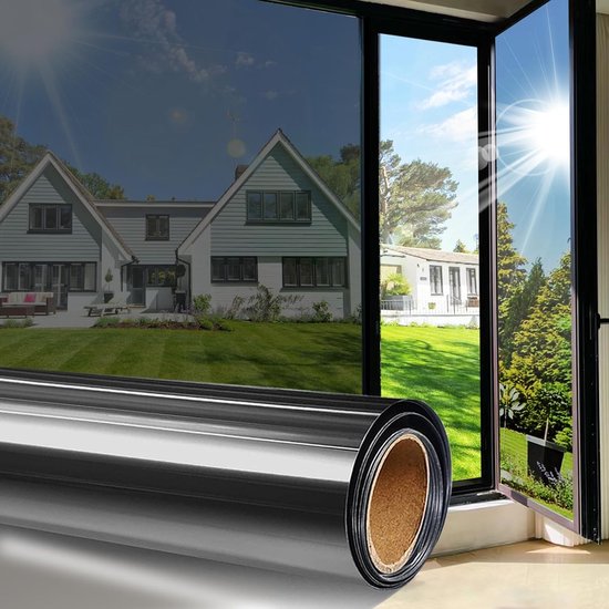 Raamfolie 3D Glasfolie 90x200cm Zelfklevende Zonwerende Folie Raam Statisch Geen