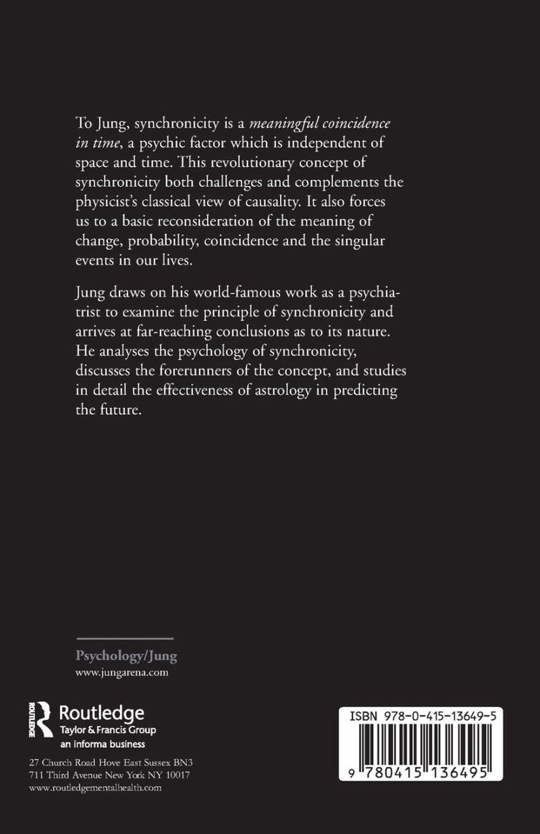Synchronicity - back cover