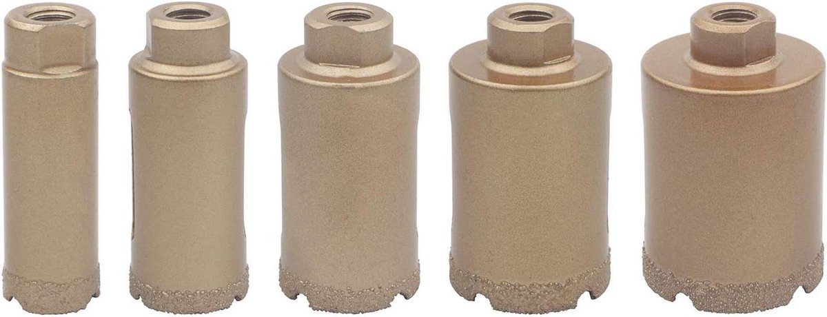 Inovra Plus - Gatopener Solderen voor Marmeren Tegels, Glas en Beton - Set van 5 stuks - Gat Puncher 20-40mm