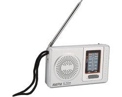 Knaak Mini Noodradio - FM/AM - Pocket Radio - Op Batterijen - Draagbare Rampenradio