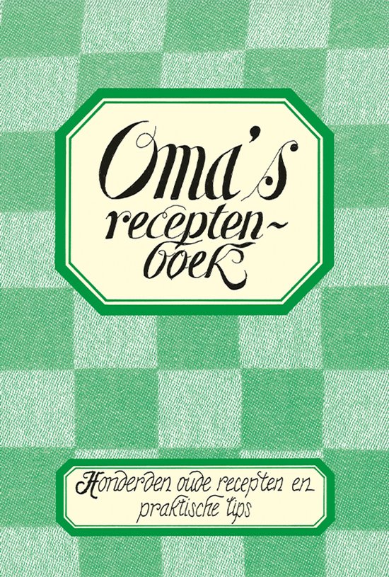 Oma's receptenboek - cover