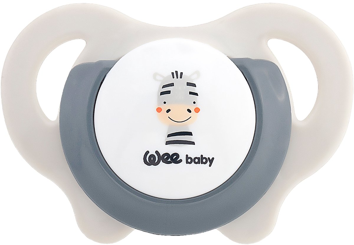 Weebaby Safari Zebra No.3 18+ mnd Vlinder Siliconen Fopspeen