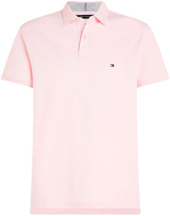 Tommy Hilfiger - Heren Polo SS 1985 Regular Polo - Roze - Maat XL