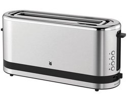 WMF KITCHENminis Broodrooster XXL 0414120011 - 4 Sneden - RVS - Instelbare Bruiningsgraad - Extra Groot