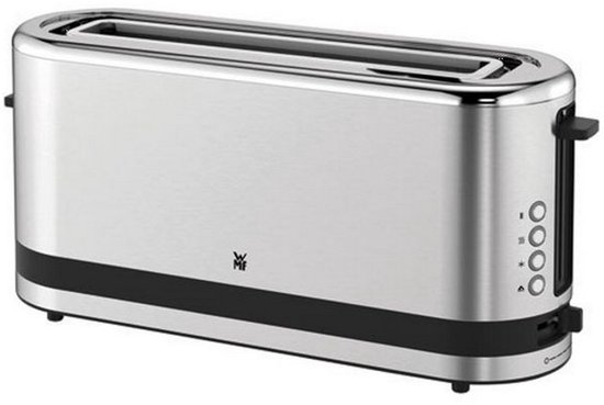 WMF KITCHENminis Broodrooster XXL 0414120011 - 4 Sneden - RVS - Instelbare Bruiningsgraad - Extra Groot
