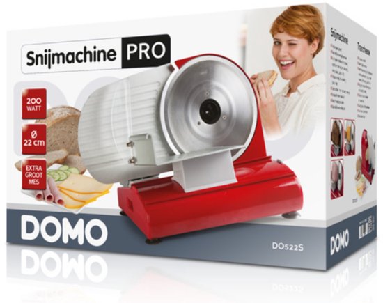 Domo DO522S trancheuse Electrique 200 W Rouge