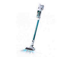 DOMO DO233SV Steelstofzuiger Draadloos 2-in-1 - Stofzuiger Zonder Zak - Kruimelzuiger - 18.5V - HEPA Filter - Blauw/Wit