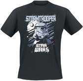 Star Wars Stormtrooper Heren T-shirt - zwart - L