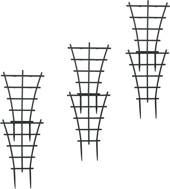 Relaxdays plantenklimrek, set van 3, uitschuifbaar, plantensteun, hout, 180x60 cm, voor tuin, balkon en terras, wit