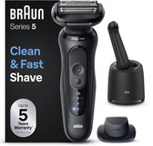 Braun Series 5 Elektrisch Scheerapparaat - Tot 50 min - SmartCare Center - 52-N7200CC - Zwart