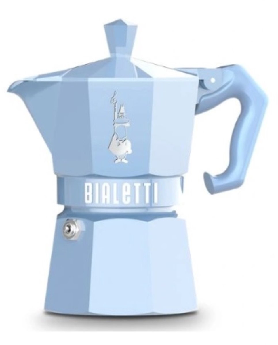 Bialetti Moka Exclusive Moka Express Blauw