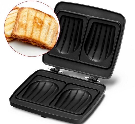 Frifri FM0025 - Verwisselbare bakplaat - Croque/Tosti - Geschikt voor Frifri Wafelijzers