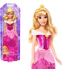 Prinses Aurora pop in verpakking, draagt een roze baljurk en gouden tiara. De verpakking toont de prinses en het Disney Princess logo.