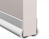 Geluidsdichte deurafdichting - Flexibele Deur Onderkant Afdichtstrip - Geluidsisolatie, Wind- en Stofdichte Weerstrip - Deurkier Tochtstopper Tape - Wit