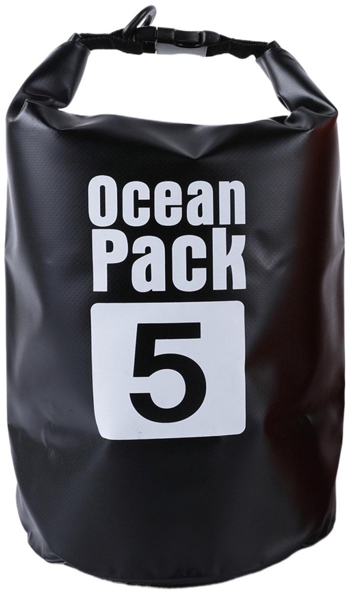Ocean pack - Drijvende waterdichte tas - waterdichte tas - licht - 5 liter - zwart