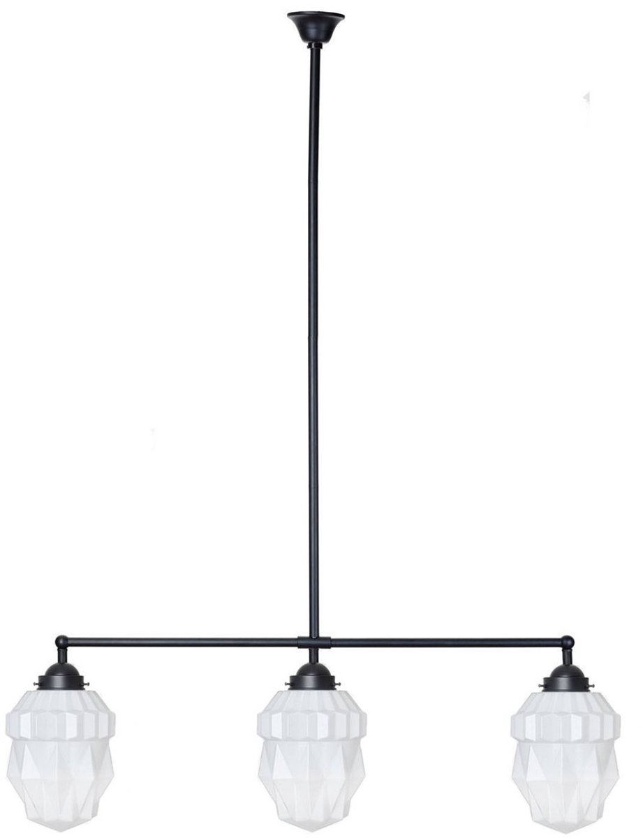 Coloured by Art Moonlight T-lamp 3 lichts Theatre - Art Deco Trade Zwart
