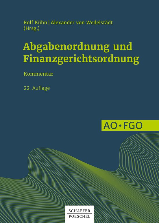 Abgabenordnung und Finanzgerichtsordnung - cover