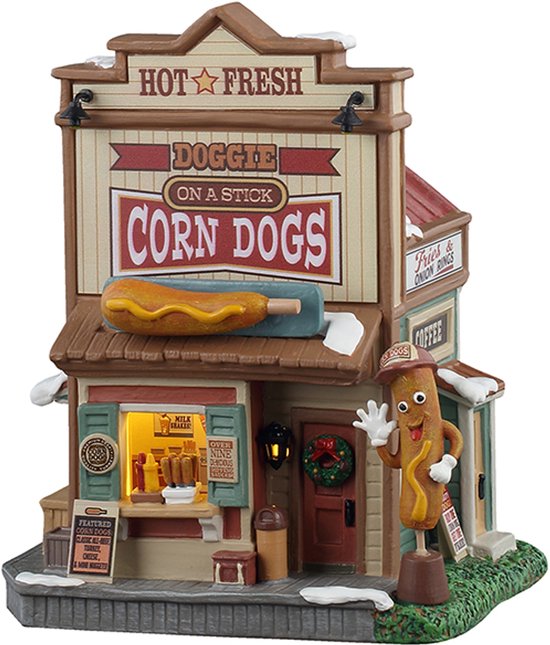 Lemax - Doggie On A Stick Corn Dogs