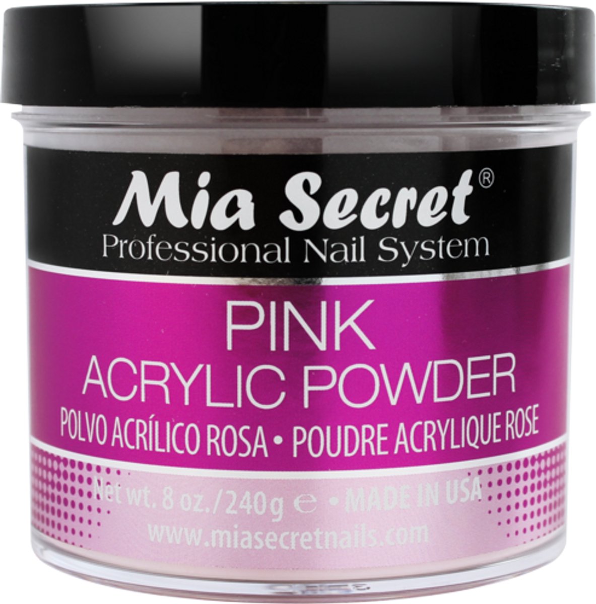 Goedkoopste Acryl Poeder Roze 240ml.