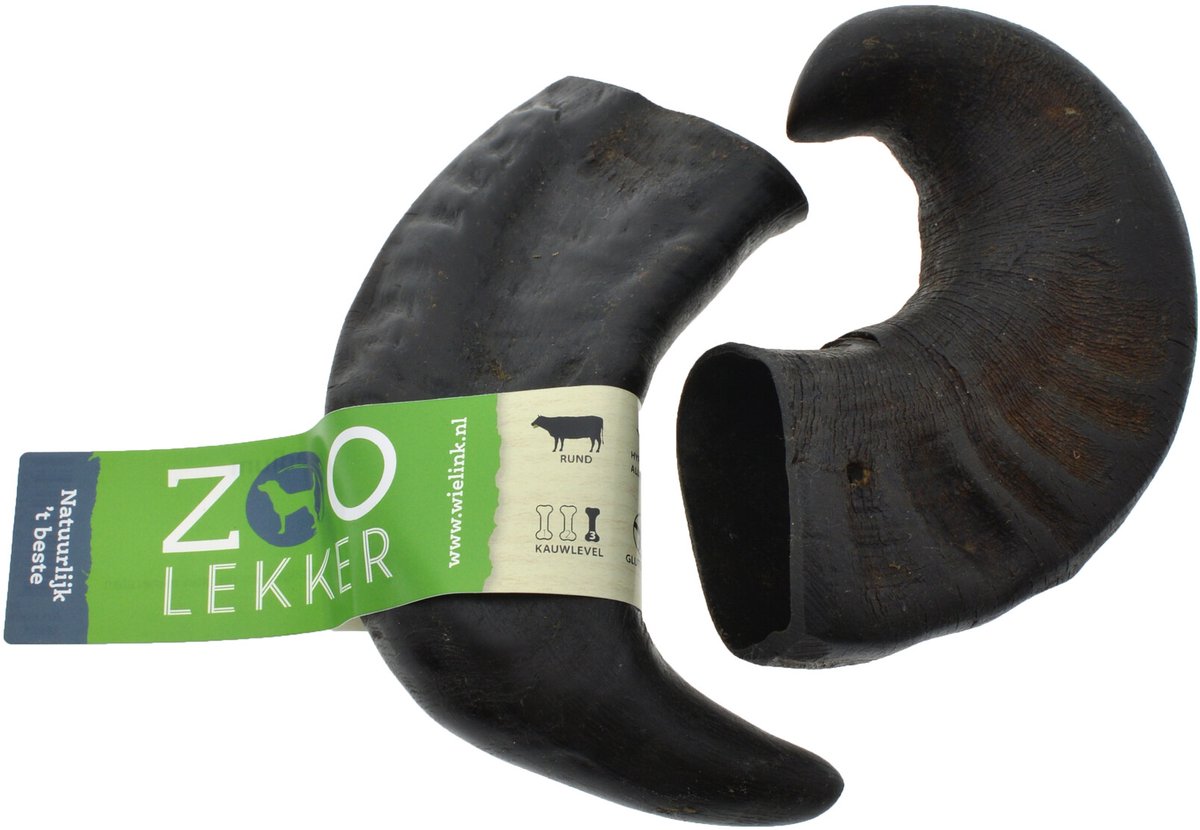 Zoolekker Buffelhoorn - hondensnack - Medium