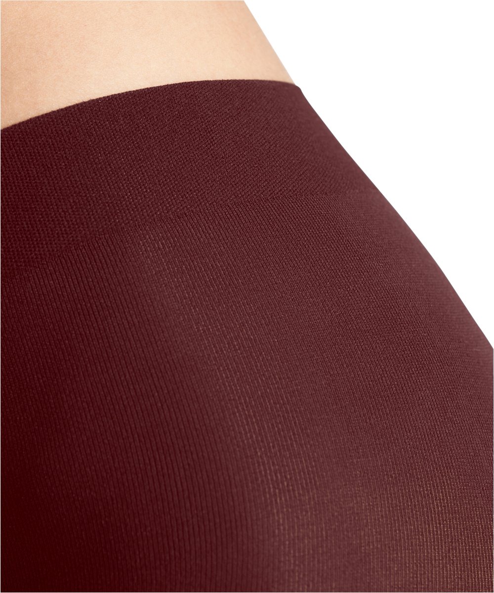 FALKE Check Mate gedessineerd materiaal half ondoorzichtig 60 DEN panty dames bruin - maat M-L