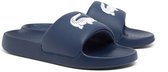 Lacoste SERVE SLIDE 1.0 125 1 CMA NVY/WHT Heren Slippers - navyblauw / wit