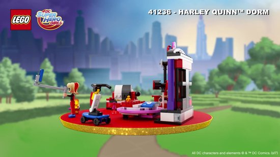 LEGO DC Super Hero Girls Harley Quinn nachtverblijf 41236