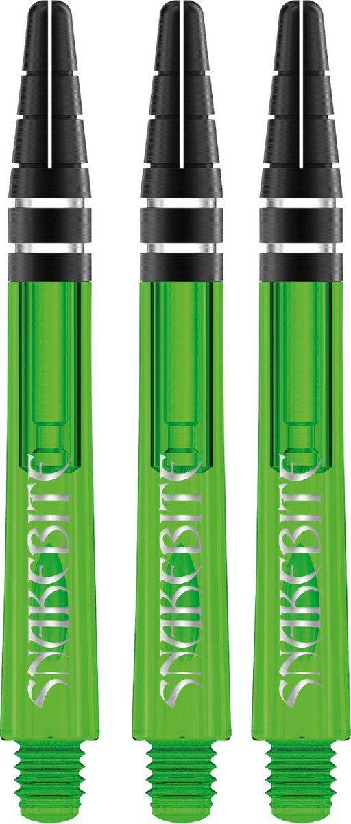 Red Dragon Nitrotech Snakebite Green - Dart Shafts Short