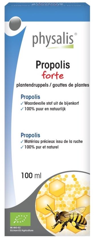 Physalis® Propolis Forte Plantendruppels Bio 100 Orale druppels