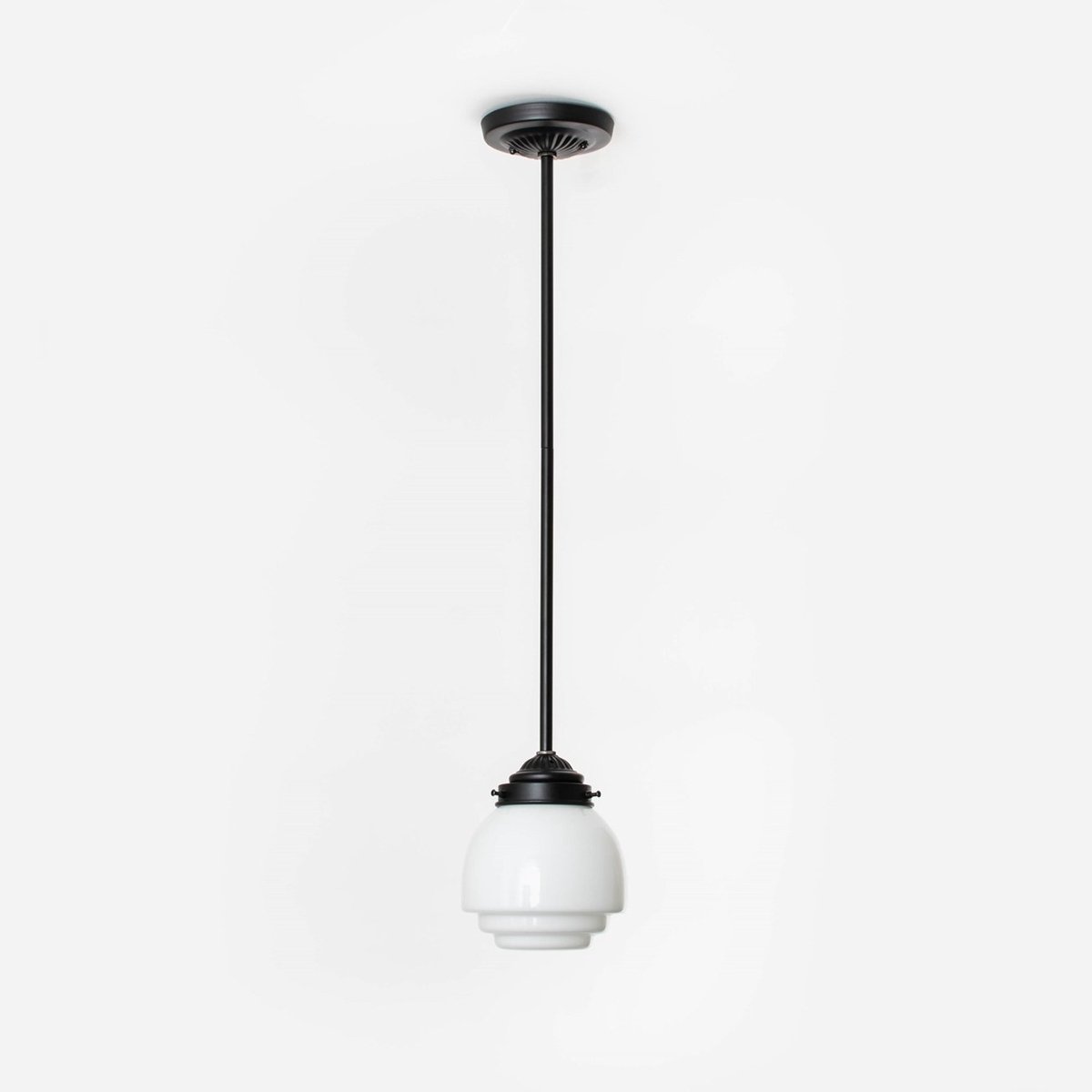 Coloured by Art Hanglamp Gispen Vlak Moonlight - Art Deco Trade Zwart