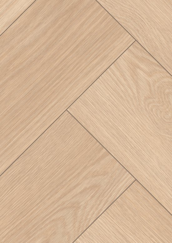 Échantillon A4 de sol stratifié EGGER NatureSense à chevrons EL2133 Chêne Baronia Sable 8 mm, 1,976 m²