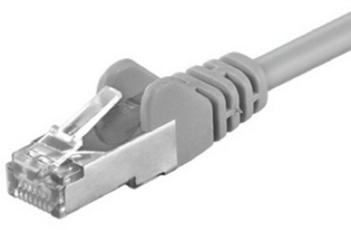 CAT5e FTP patchkabel - 5 meter grijs - netwerkkabel - internetkabel - UTP kabel - RJ45 - 1000 mbit/s