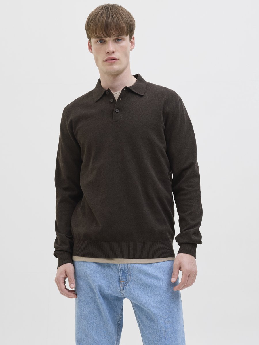 JACK&JONES - JREBCALLUM KNIT POLO NECK LS - Jongens - Gebreide truien