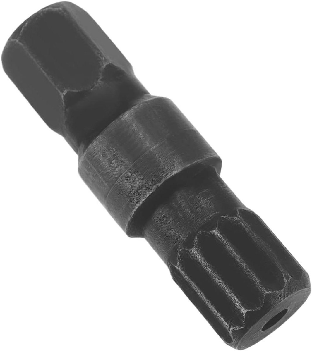 Allecto Plus - Scharnierpen Verwijdergereedschap voor MerCruiser Z-Drives Sterndrive Alpha - Staal - 12 Tanden - Zwart