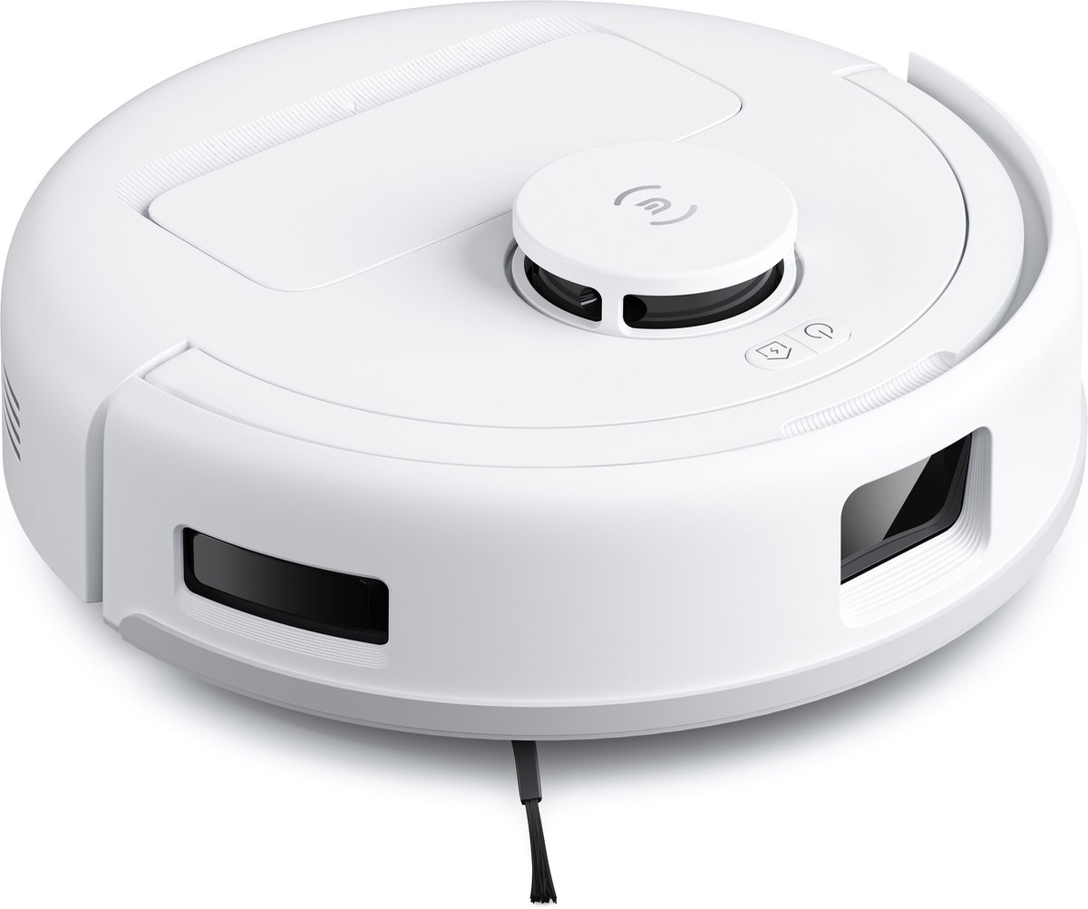Afbeelding 3 van ECOVACS - DEEBOT Mini Blauw - compacte Robotstofzuiger - 9.000 Pa zuigkracht- Zelfreinigende Robotstofzuiger met Warmwater – Dweilsysteem - Automatisch Leegstation - Geschikt voor dierenharen