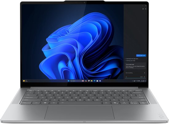"Lenovo Yoga Pro 7 14IAH10 Intel Core Ultra 9 285H Laptop 36,8 cm (14.5"") Touchscreen 3K 32 GB LPDDR5x-SDRAM 1 TB SSD Wi-Fi 7 (802.11be) Windows 11 Home Engels Grijs" - Lenovo - Hoofdafbeelding