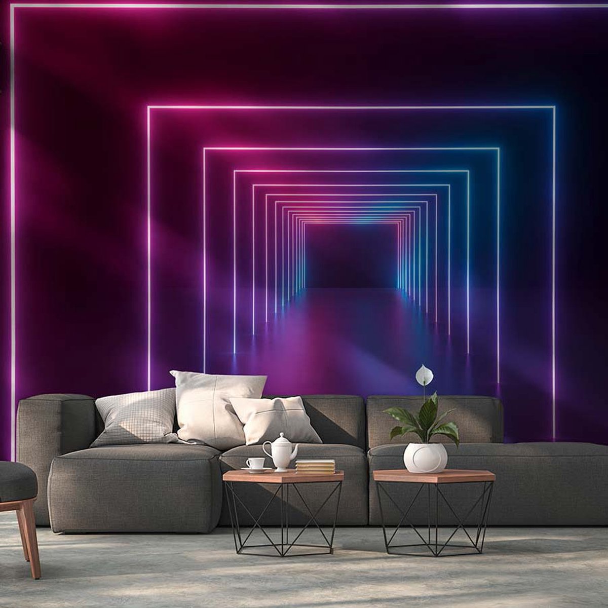Fototapete Designwalls 2 DD123556 NeonHallway
