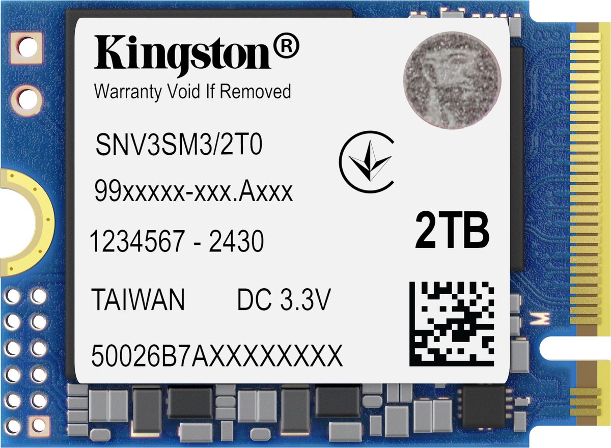 Kingston Technology 2000G NV3 M.2 2230 NVMe SSD