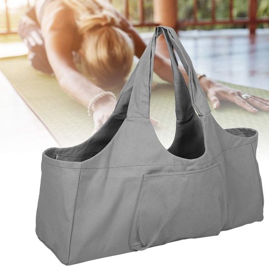 Allecto Plus - Yoga Mat Draagtas met Grote Capaciteit - Geschikt voor alle matten - Canvas Yoga Tas voor Opbergen en Vervoeren van Mat van Allecto Plus — afbeelding 2