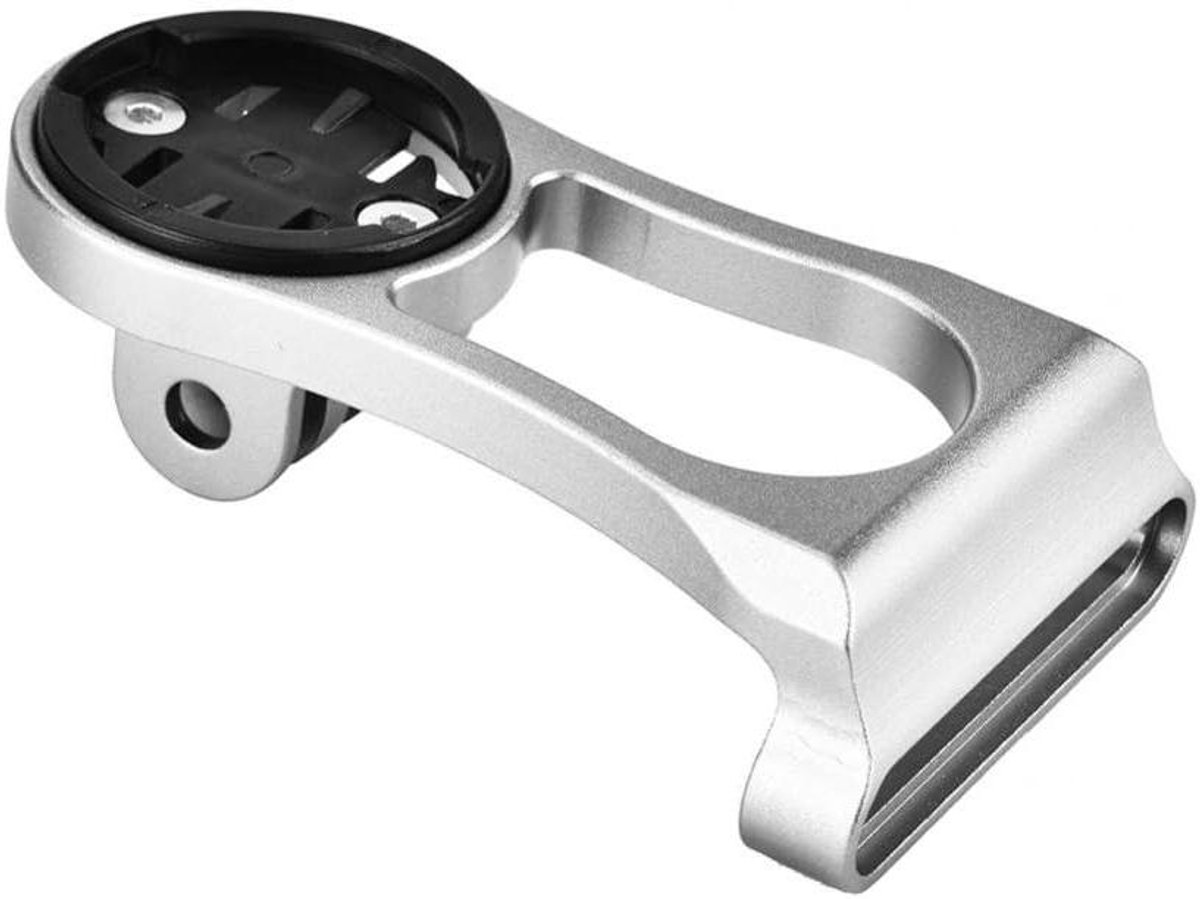 Aluminium Uitbreiding Fietscomputerhouder voor Fietsen Odometer - Zilver