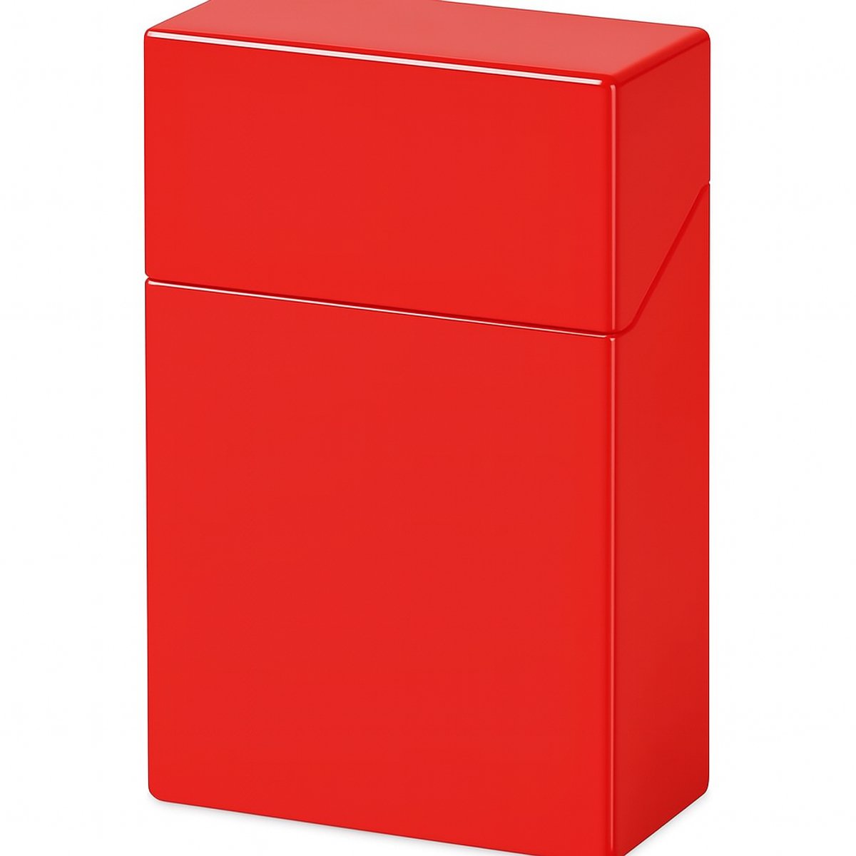 Goedkoopste Stijlvolle Sigarettendoos Van Kuststof I Sigarettendoosje I Sigarettenhouder I Sigaretten Box I Waterdicht I Druk Opening I 20 Sigaretten I Rood