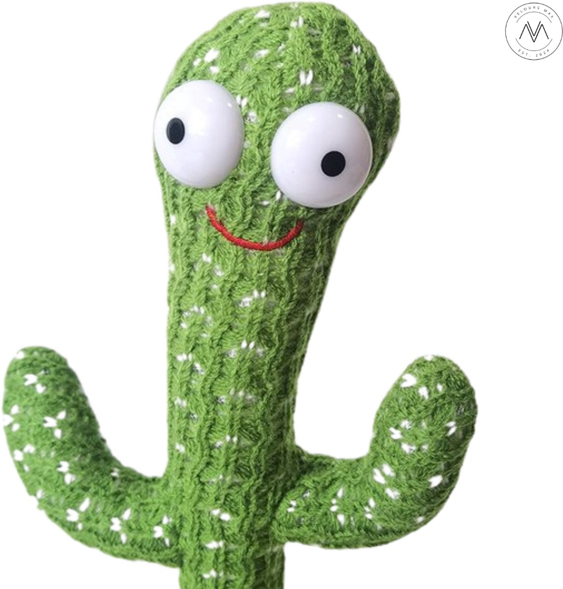Velours Max® - Dansende Cactus - Interactieve Pratende Knuffel - TikTok - Dancing - 120 Liedjes - Recorder - Kinderen - Baby - Pluche - Speelgoed - Speelgoed 2 Jaar - Speelgoed 1 Jaar - Kinderspeelgoed - Knuffel - Knuffels - — afbeelding 6