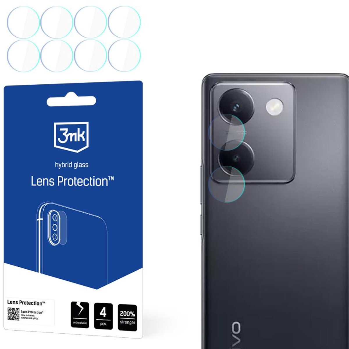 Vivo Y300 Plus - 3Mk Lensbescherming