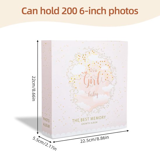 20 photo album, personalizable, front and back, 10 x 15 cm, 40 photos, soft cover, 20 pieces