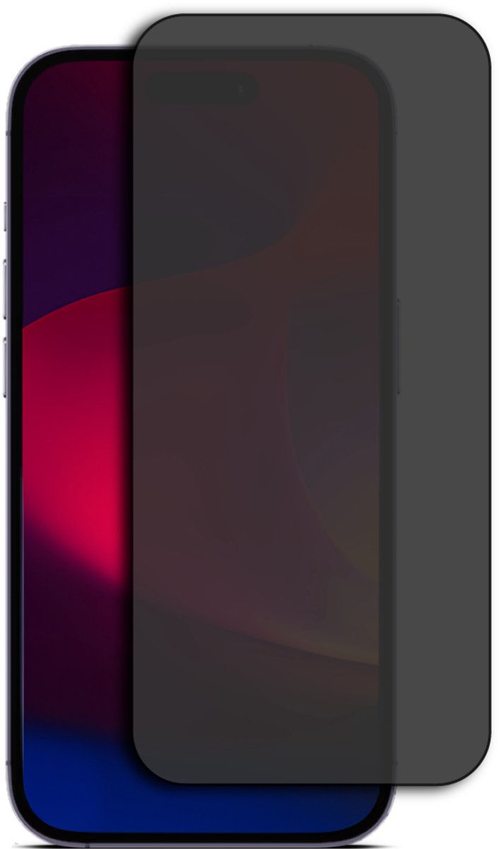 Screenprotector geschikt voor iPhone 17 Pro Max - Privacy - Tempered Glass - Beschermglas - Glas - Privacy screenprotector